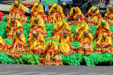 Ocak ayı 24th 2016. Iloilo, Filipinler. Dinagyang Festivali. Unid