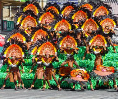 January 24th 2016. Iloilo, Philippines. Festival Dinagyang. Unid clipart