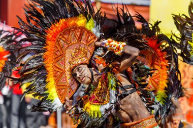 Ocak ayı 24th 2016. Iloilo, Filipinler. Dinagyang Festivali. Unid
