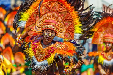 Ocak ayı 24th 2016. Iloilo, Filipinler. Dinagyang Festivali. Unid