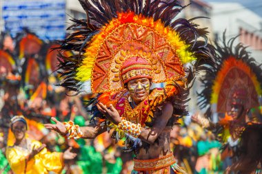 Ocak ayı 24th 2016. Iloilo, Filipinler. Dinagyang Festivali. Unid