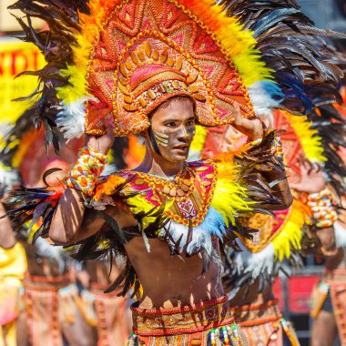 Ocak ayı 24th 2016. Iloilo, Filipinler. Dinagyang Festivali. Unid