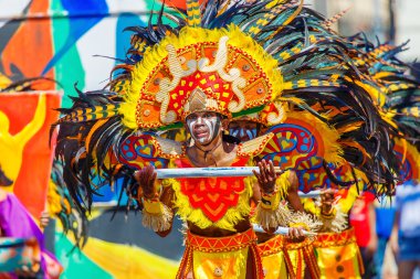 Ocak ayı 24th 2016. Iloilo, Filipinler. Dinagyang Festivali. Unid