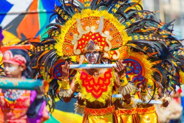 Ocak ayı 24th 2016. Iloilo, Filipinler. Dinagyang Festivali. Unid