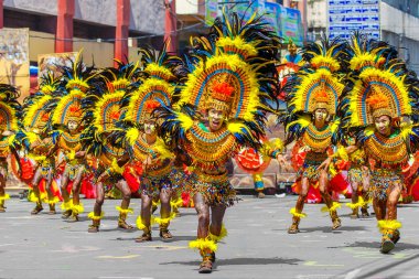 Ocak ayı 24th 2016. Iloilo, Filipinler. Dinagyang Festivali. Unid