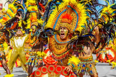 Ocak ayı 24th 2016. Iloilo, Filipinler. Dinagyang Festivali. Unid
