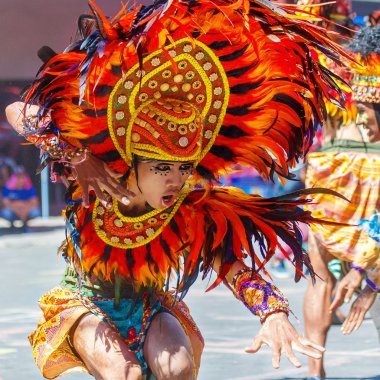 Ocak ayı 24th 2016. Iloilo, Filipinler. Dinagyang Festivali. Unid