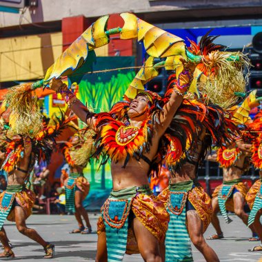 Ocak ayı 24th 2016. Iloilo, Filipinler. Dinagyang Festivali. Unid