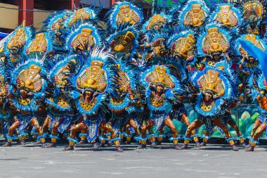 Ocak ayı 24th 2016. Iloilo, Filipinler. Dinagyang Festivali. Unid