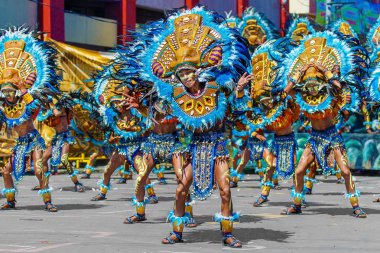 Ocak ayı 24th 2016. Iloilo, Filipinler. Dinagyang Festivali. Unid