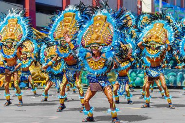 Ocak ayı 24th 2016. Iloilo, Filipinler. Dinagyang Festivali. Unid