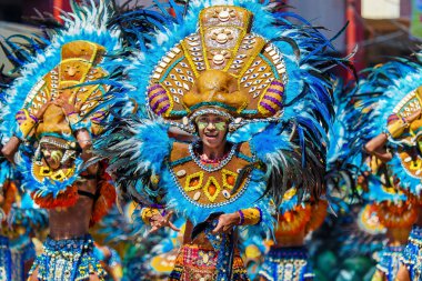 Ocak ayı 24th 2016. Iloilo, Filipinler. Dinagyang Festivali. Unid