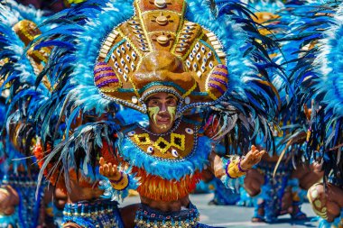 Ocak ayı 24th 2016. Iloilo, Filipinler. Dinagyang Festivali. Unid