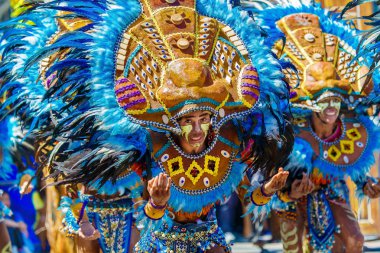 Ocak ayı 24th 2016. Iloilo, Filipinler. Dinagyang Festivali. Unid