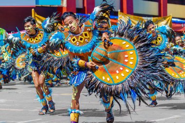 Ocak ayı 24th 2016. Iloilo, Filipinler. Dinagyang Festivali. Unid