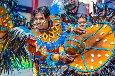 Ocak ayı 24th 2016. Iloilo, Filipinler. Dinagyang Festivali. Unid
