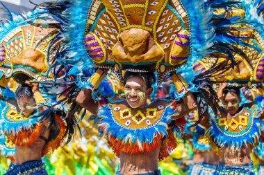 Ocak ayı 24th 2016. Iloilo, Filipinler. Dinagyang Festivali. Unid