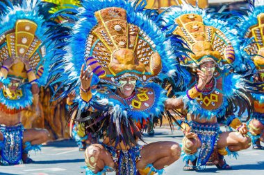 Ocak ayı 24th 2016. Iloilo, Filipinler. Dinagyang Festivali. Unid