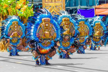 Ocak ayı 24th 2016. Iloilo, Filipinler. Dinagyang Festivali. Unid