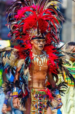 Ocak ayı 24th 2016. Iloilo, Filipinler. Dinagyang Festivali. Unid