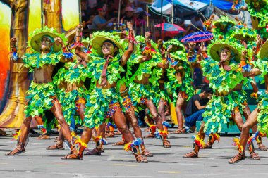Ocak ayı 24th 2016. Iloilo, Filipinler. Dinagyang Festivali. Unid
