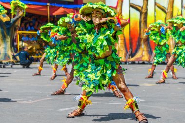 Ocak ayı 24th 2016. Iloilo, Filipinler. Dinagyang Festivali. Unid