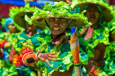 Ocak ayı 24th 2016. Iloilo, Filipinler. Dinagyang Festivali. Unid