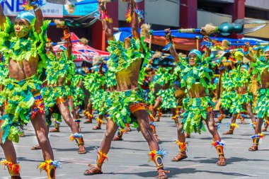 Ocak ayı 24th 2016. Iloilo, Filipinler. Dinagyang Festivali. Unid