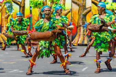 Ocak ayı 24th 2016. Iloilo, Filipinler. Dinagyang Festivali. Unid