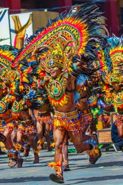 Ocak ayı 24th 2016. Iloilo, Filipinler. Dinagyang Festivali. Unid