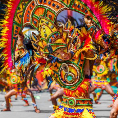 Ocak ayı 24th 2016. Iloilo, Filipinler. Dinagyang Festivali. Unid