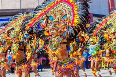 Ocak ayı 24th 2016. Iloilo, Filipinler. Dinagyang Festivali. Unid