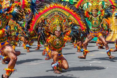 Ocak ayı 24th 2016. Iloilo, Filipinler. Dinagyang Festivali. Unid