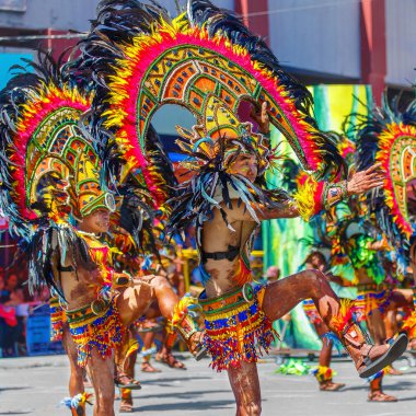 Ocak ayı 24th 2016. Iloilo, Filipinler. Dinagyang Festivali. Unid