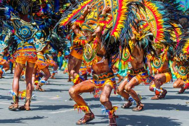 Ocak ayı 24th 2016. Iloilo, Filipinler. Dinagyang Festivali. Unid