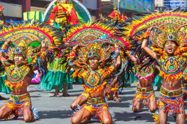 Ocak ayı 24th 2016. Iloilo, Filipinler. Dinagyang Festivali. Unid