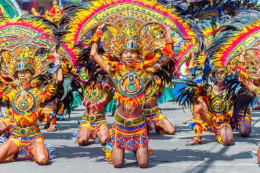 Ocak ayı 24th 2016. Iloilo, Filipinler. Dinagyang Festivali. Unid