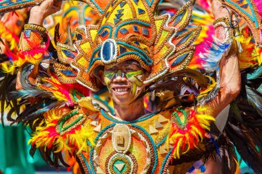 Ocak ayı 24th 2016. Iloilo, Filipinler. Dinagyang Festivali. Unid