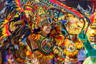 Ocak ayı 24th 2016. Iloilo, Filipinler. Dinagyang Festivali. Unid