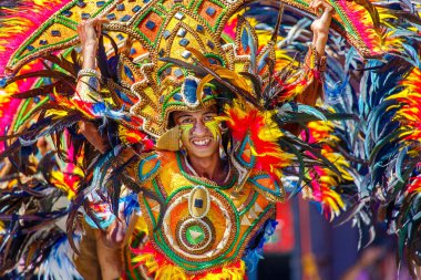 Ocak ayı 24th 2016. Iloilo, Filipinler. Dinagyang Festivali. Unid