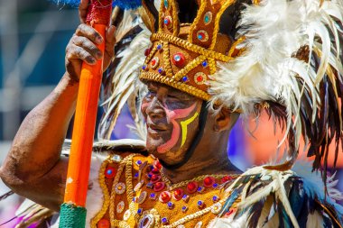 Ocak ayı 24th 2016. Iloilo, Filipinler. Dinagyang Festivali. Unid