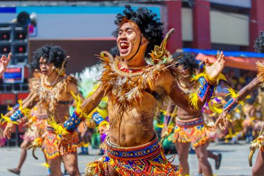 Ocak ayı 24th 2016. Iloilo, Filipinler. Dinagyang Festivali. Unid
