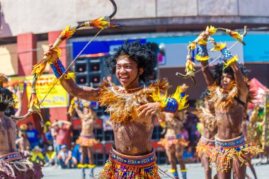 Ocak ayı 24th 2016. Iloilo, Filipinler. Dinagyang Festivali. Unid