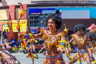 Ocak ayı 24th 2016. Iloilo, Filipinler. Dinagyang Festivali. Unid