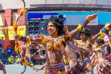 Ocak ayı 24th 2016. Iloilo, Filipinler. Dinagyang Festivali. Unid