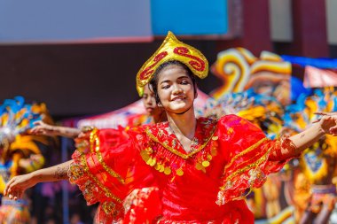 Ocak ayı 24th 2016. Iloilo, Filipinler. Dinagyang Festivali. Unid