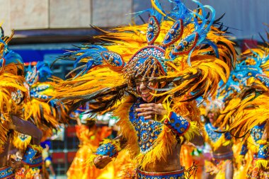 Ocak ayı 24th 2016. Iloilo, Filipinler. Dinagyang Festivali. Unid