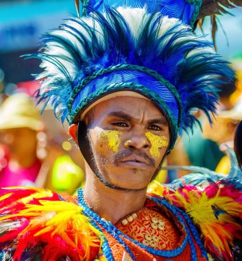 Ocak ayı 24th 2016. Iloilo, Filipinler. Dinagyang Festivali. Unid