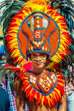 Ocak ayı 24th 2016. Iloilo, Filipinler. Dinagyang Festivali. Unid