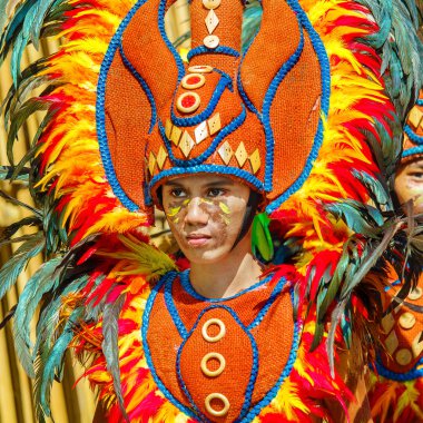 Ocak ayı 24th 2016. Iloilo, Filipinler. Dinagyang Festivali. Unid